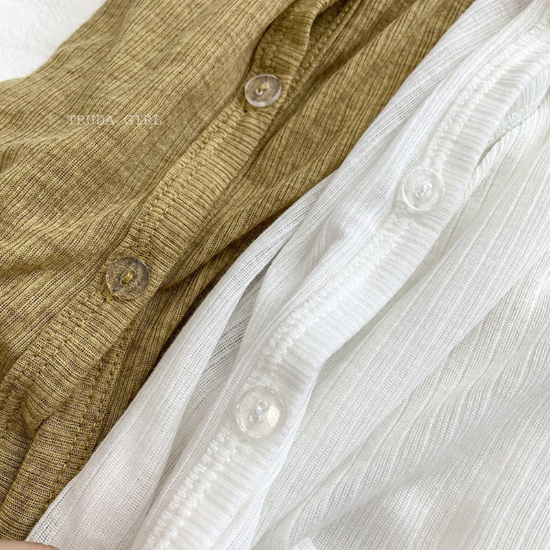 四季百搭軟糯罩衫防曬外套 6色 棉質外套 舒適透氣