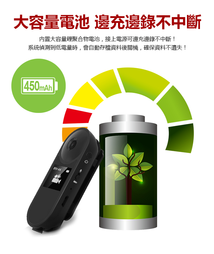 【ifive】磁吸式1080P密錄高畫質隨身錄影音器