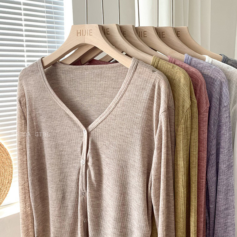 四季百搭軟糯罩衫防曬外套 6色 棉質外套 舒適透氣