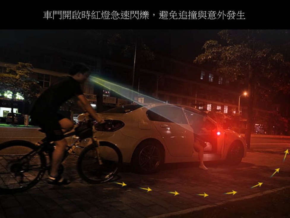 安全無線車門防撞警示燈(2入/組)