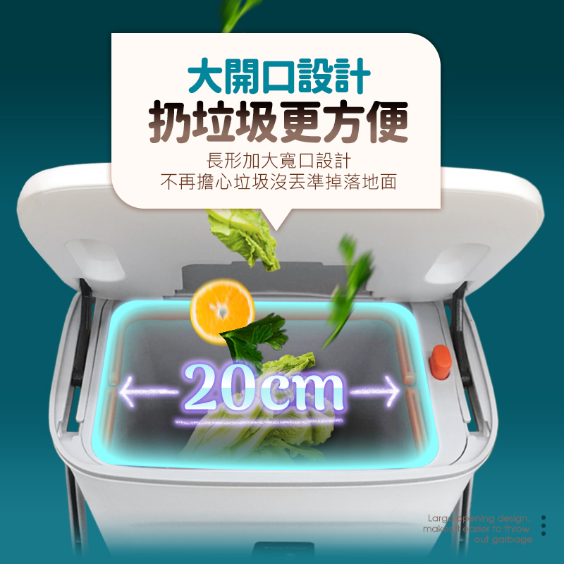 壁掛式手提滑蓋垃圾桶 (廚房/浴室/客廳/房間皆適用)