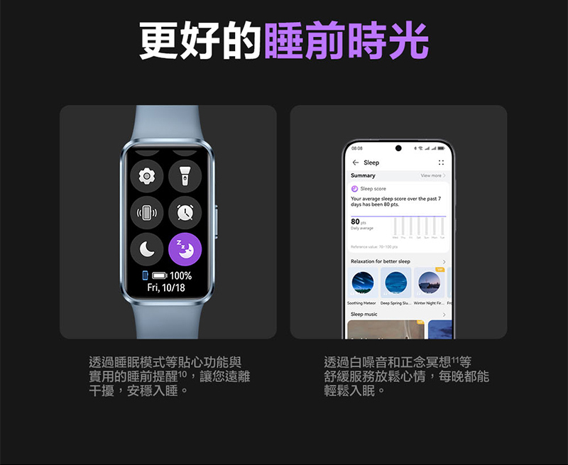 【HUAWEI 華為】Bnad 10 1.47吋智慧手環 健康手環 智能手錶