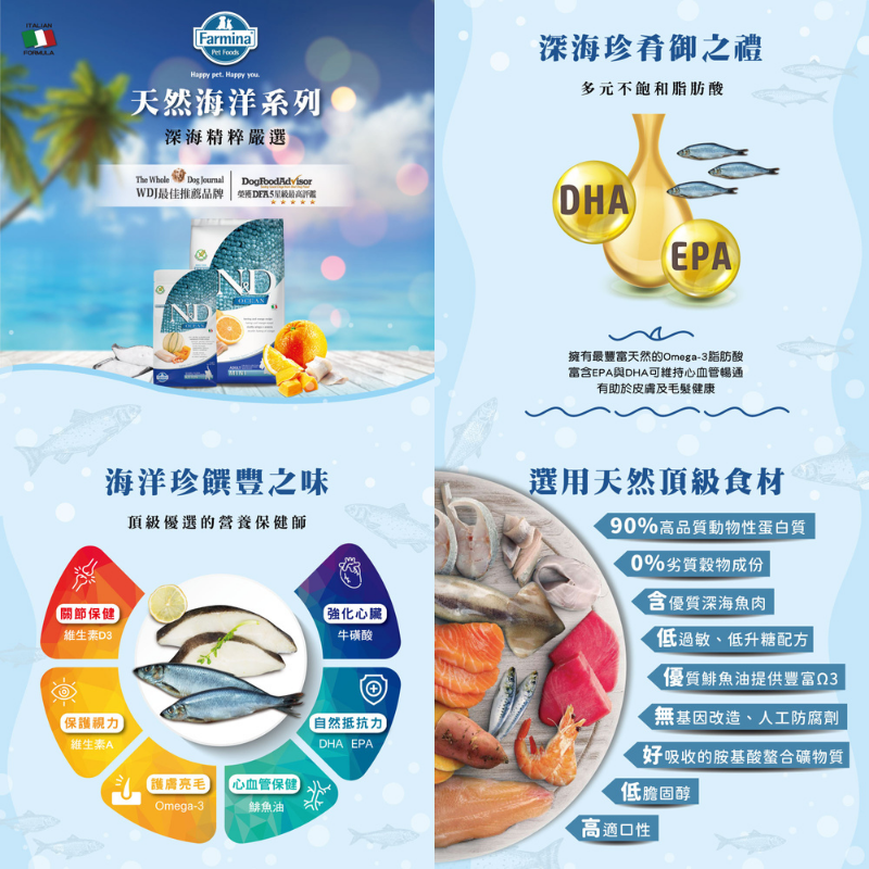 【 Farmina法米納】貓飼料全品項任選(1.5KG/ 5KG/10KG)貓糧