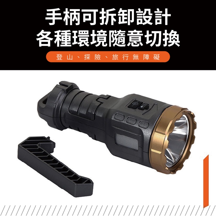 手提可拆卸高亮工作手電筒