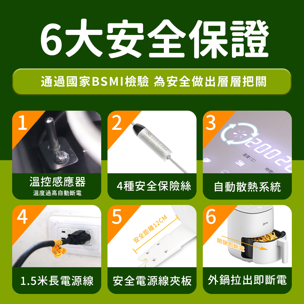 【Arlink】小白同學氣炸鍋 EB2505 (贈保冰保溫袋+刷夾組)