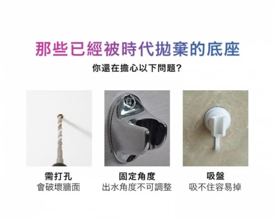 萬向蓮蓬頭底座支架
