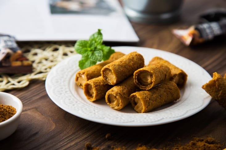 【台灣上青】花生醬一口蛋捲任選(16個/袋) 獨立包裝