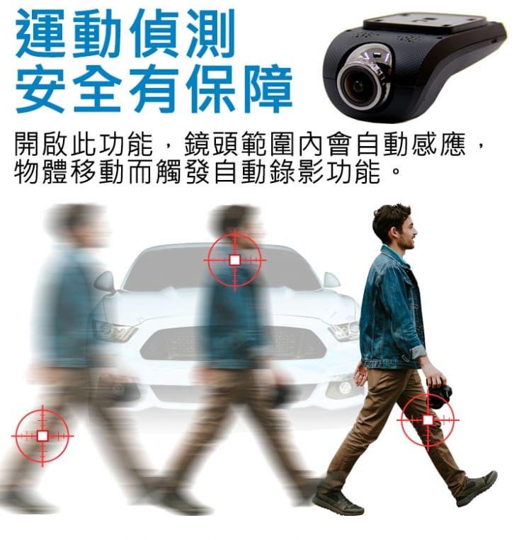 ViewTra夜視寬動態超高畫質-懸浮貼背式行車記錄器