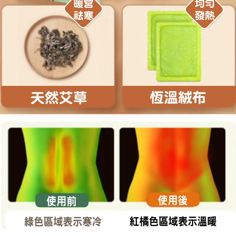 益母草天然草本暖宮貼