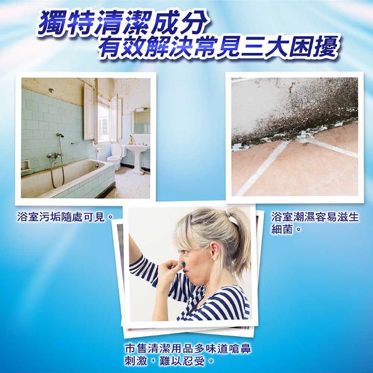 【妙管家】浴室清潔劑/廚房強力清潔劑/玻璃亮光清潔劑650g