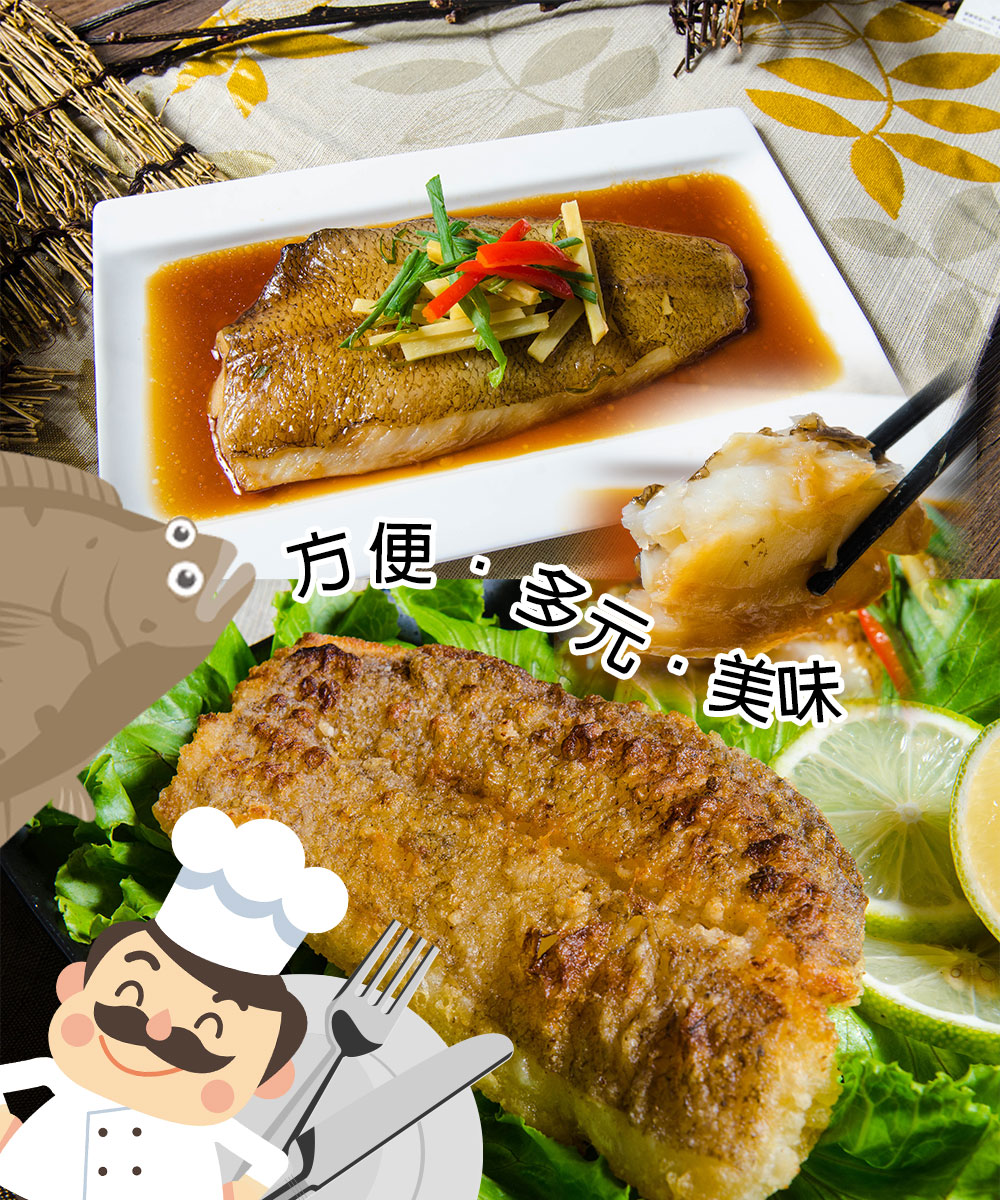 【鮮綠生活】嚴選野生捕撈深海皇帝魚菲力清肉(150g/片) 鰈魚