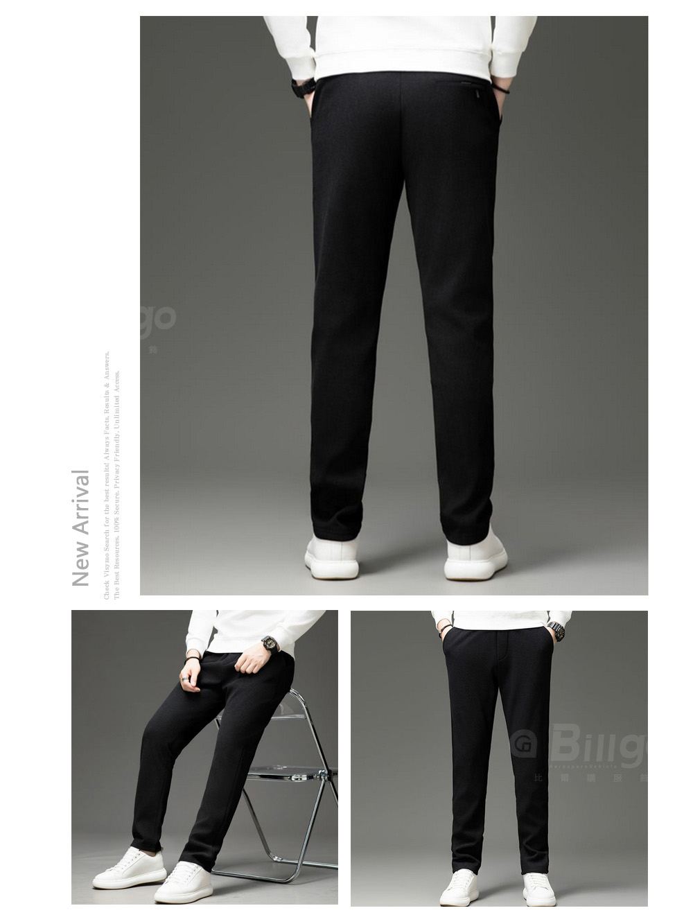 加絨加厚刷毛鬆緊腰燈芯絨長褲 厚磅保暖褲 L-5XL