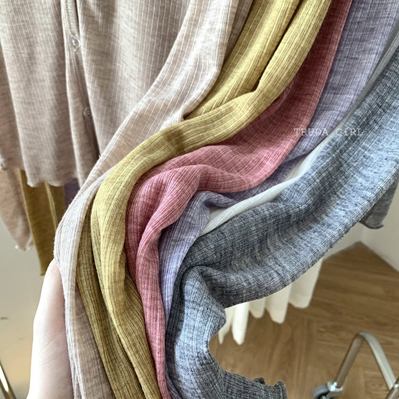 四季百搭軟糯罩衫防曬外套 6色 棉質外套 舒適透氣