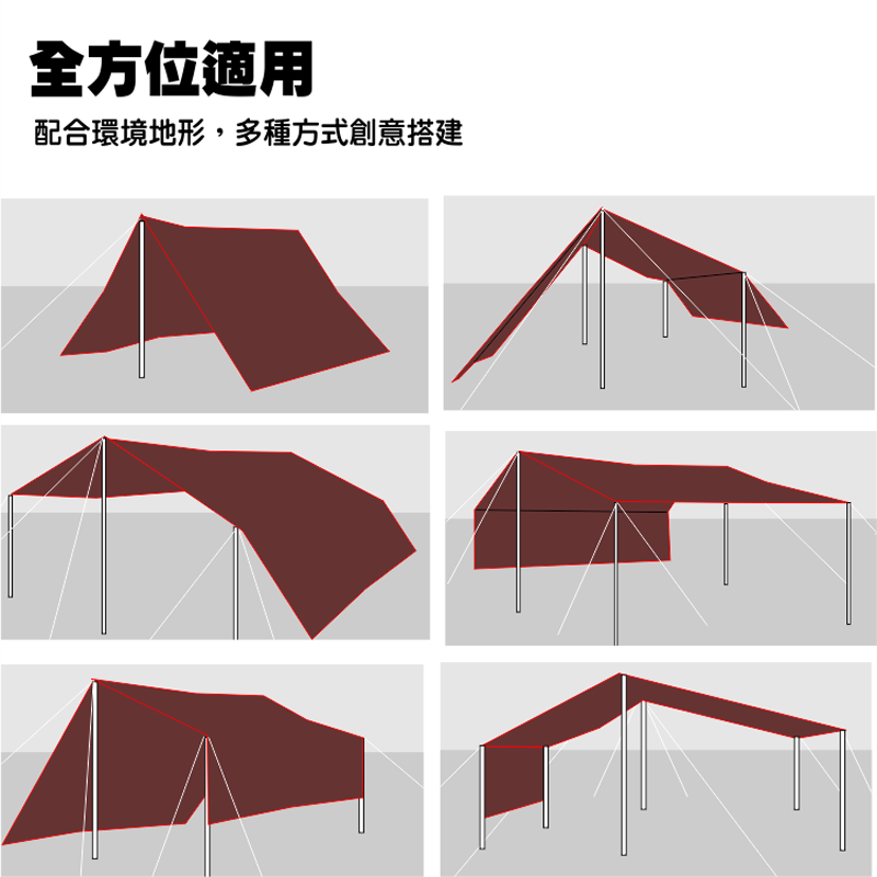 【徒步熊】高品質超強營柱/航太鋁合金6061/告別斷管/營柱界