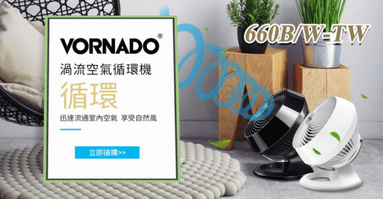 美國 VORNADO沃拿多 渦流空氣循環扇 660