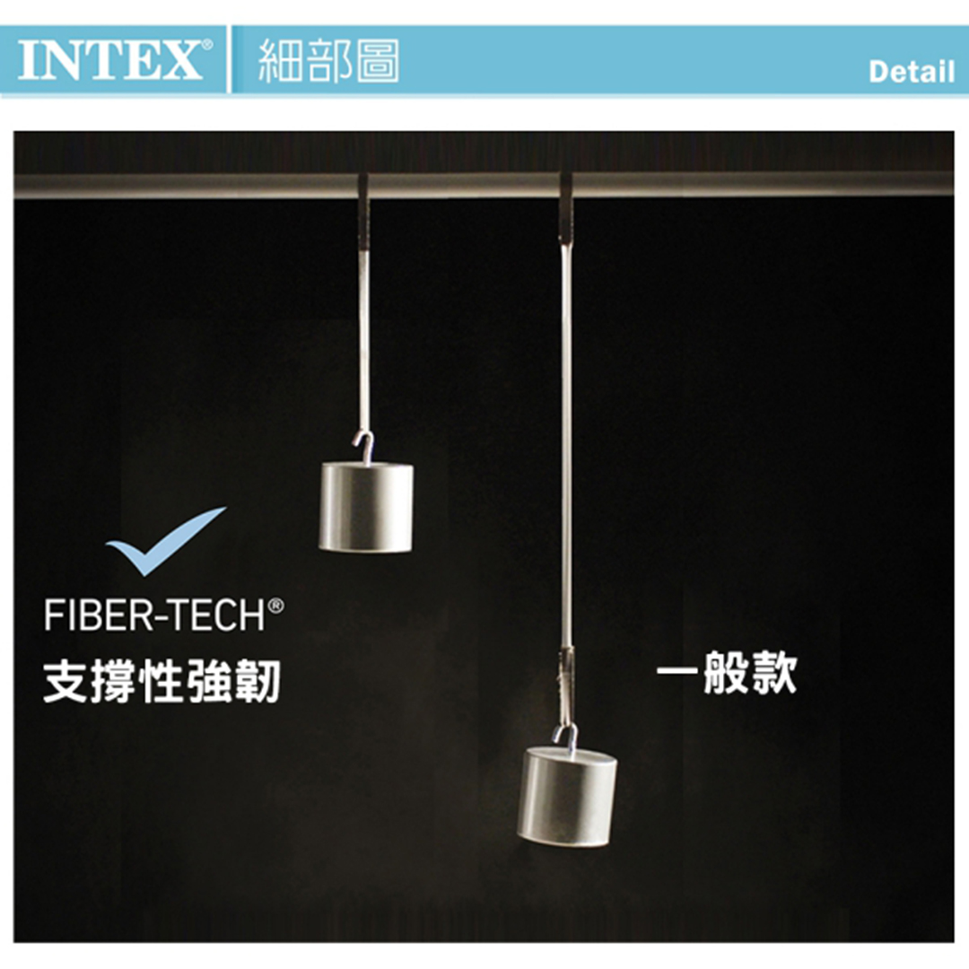 【INTEX】舒適FIBER TECH內建電動幫浦充氣床(單人床雙人床)