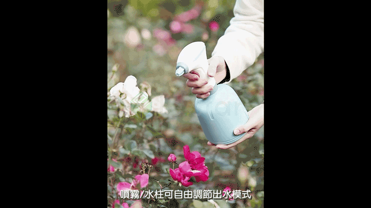FaSoLa USB一鍵電動省力噴壺(防疫 裝水/酒精 一鍵自動噴水 旋轉調節)
