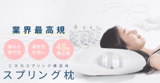 日本3D抗菌獨立筒水洗枕
