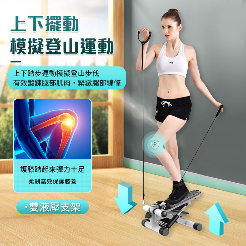 【長江】極靜居家運動腳踏機WD5 腳踏機 健走靜音滑步器