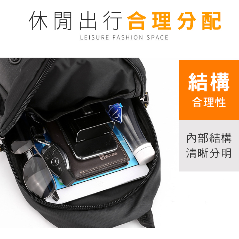 戶外休閒耐磨多功能斜跨包 雙肩包 三用包 胸包