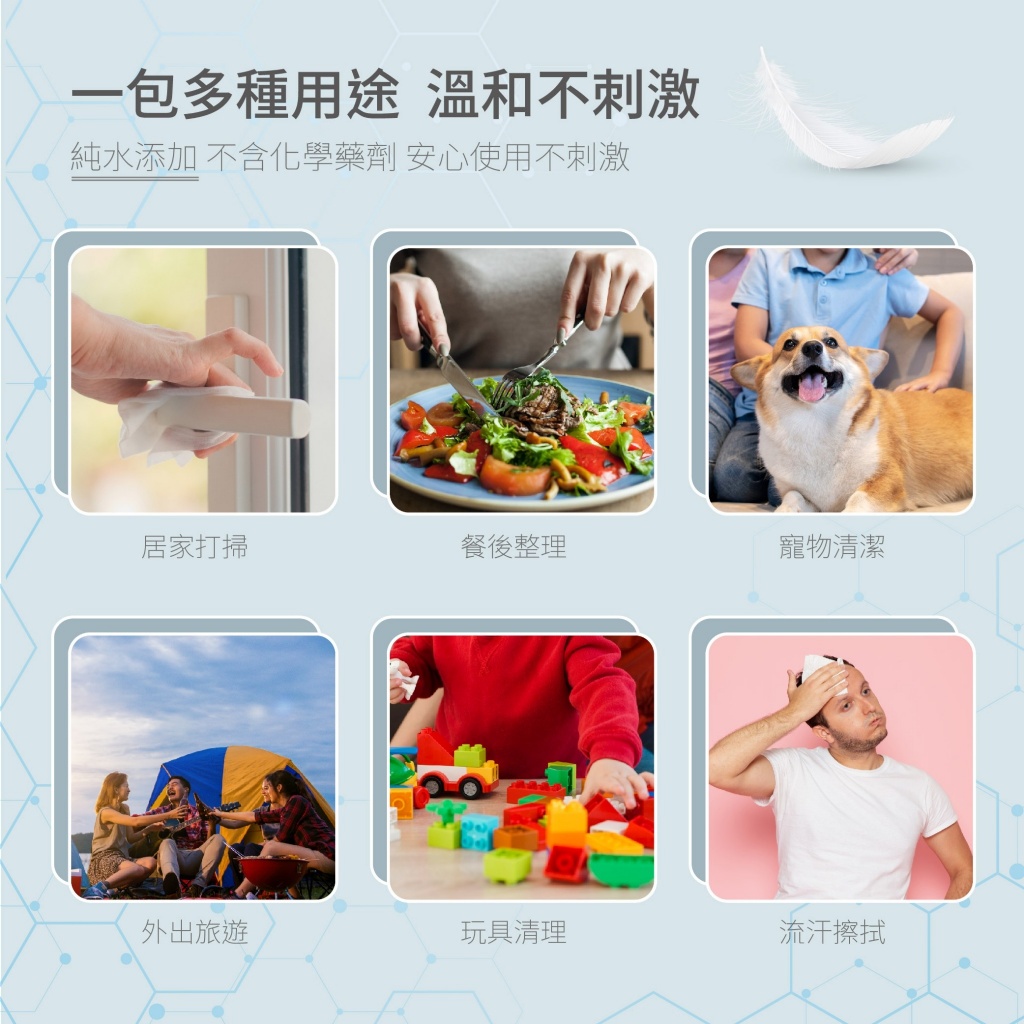 【角落小夥伴】加大加厚純水濕紙巾(70抽/包) 角落生物 有蓋 濕巾