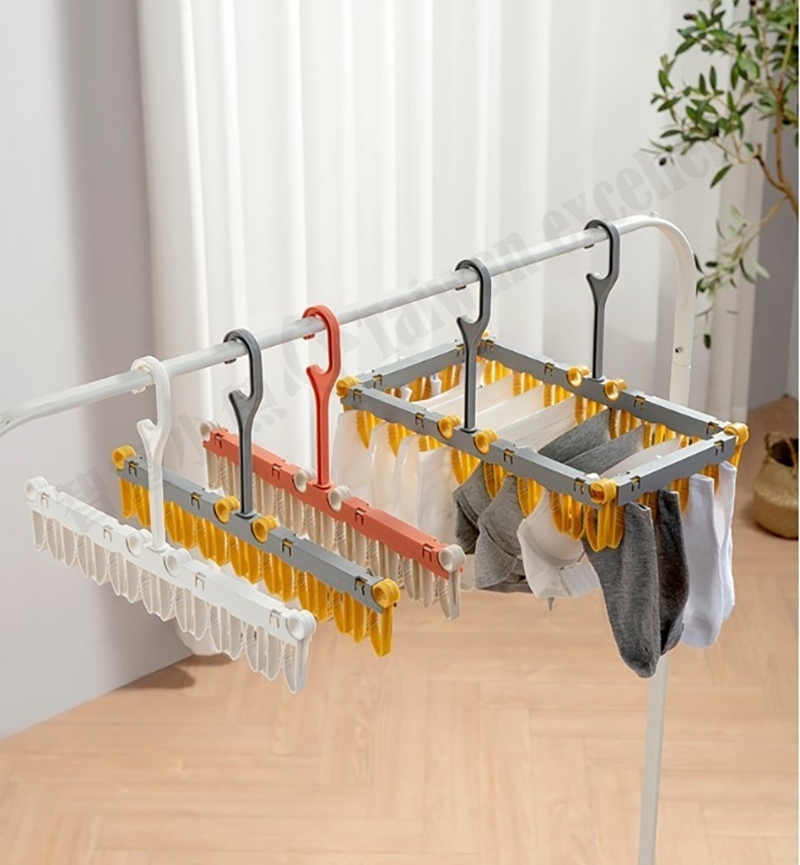 多功能組合防風晾曬衣架