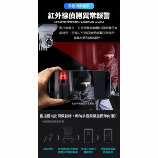 長江超強無線高清夜視攝影機HD9