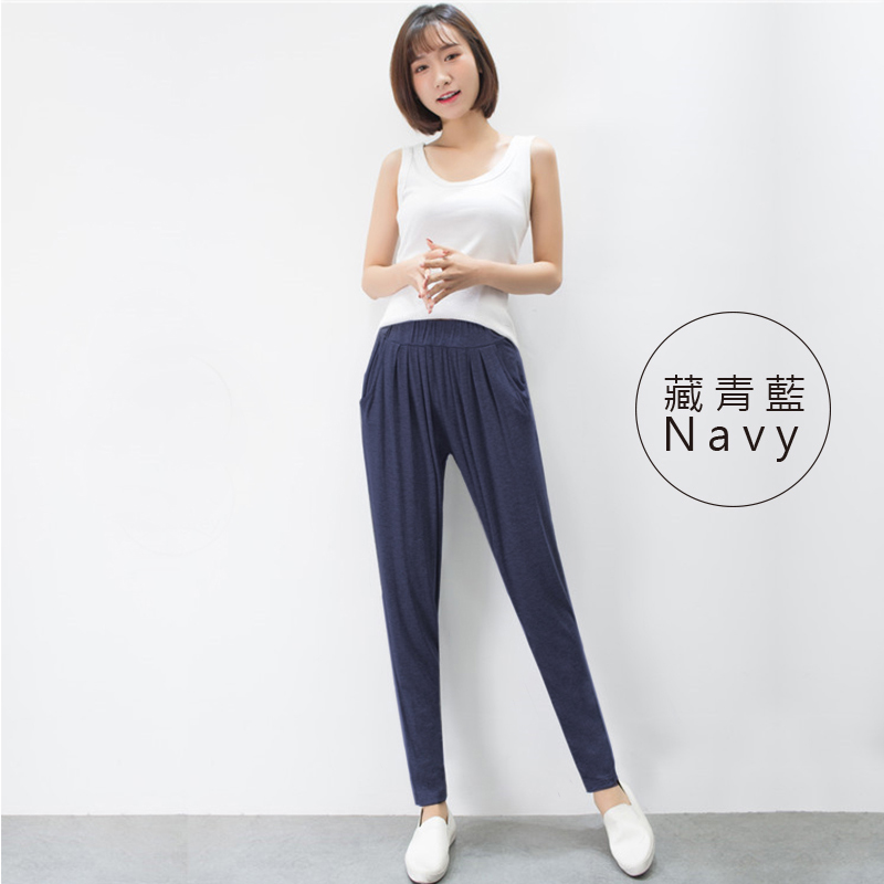 百搭寬鬆飄逸涼爽燈籠褲 休閒褲 寬褲 防蚊褲 大尺碼 瑜珈褲 兩款任選