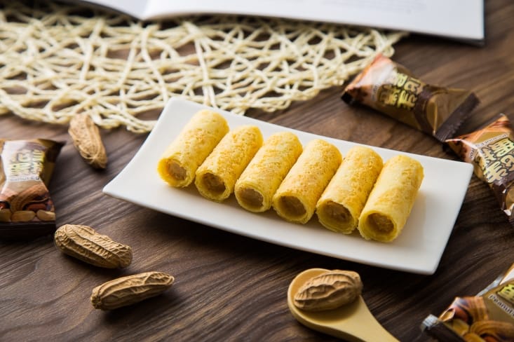 【台灣上青】花生醬一口蛋捲任選(16個/袋) 獨立包裝