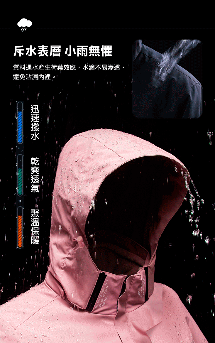 【ANDYMAY2】三穿防風抗寒極暖絨衝鋒外套 男女情侶版 尺寸任選