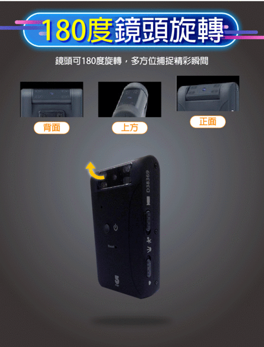 IFIVE長續航1080P影音密錄器if-RV007