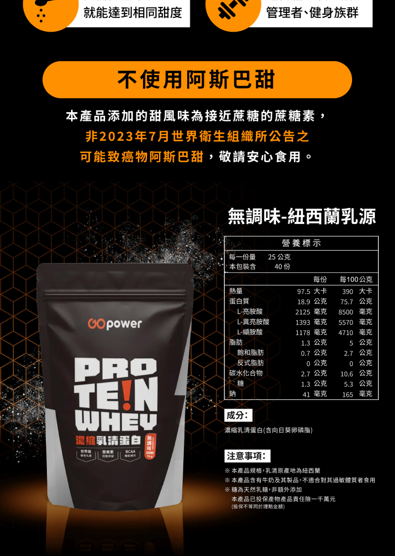 【果果堅果】濃縮乳清蛋白飲-經典原味1KG 高蛋白 運動補給