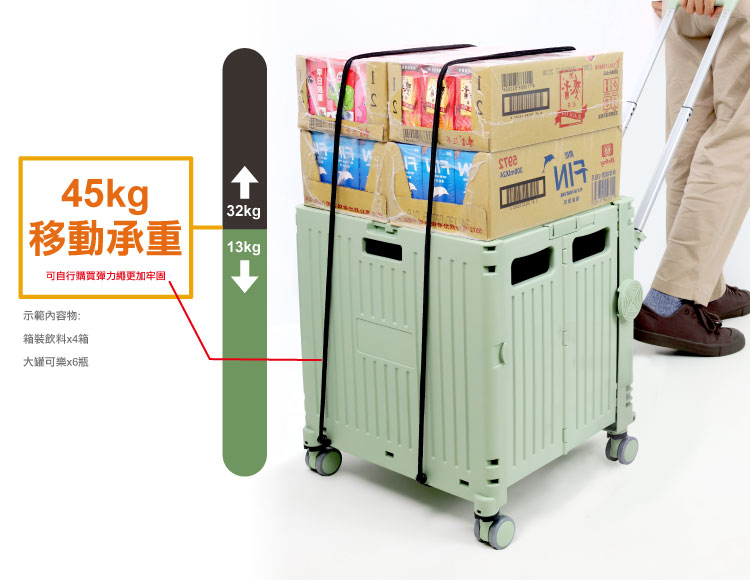 摩登平拉折疊收納車