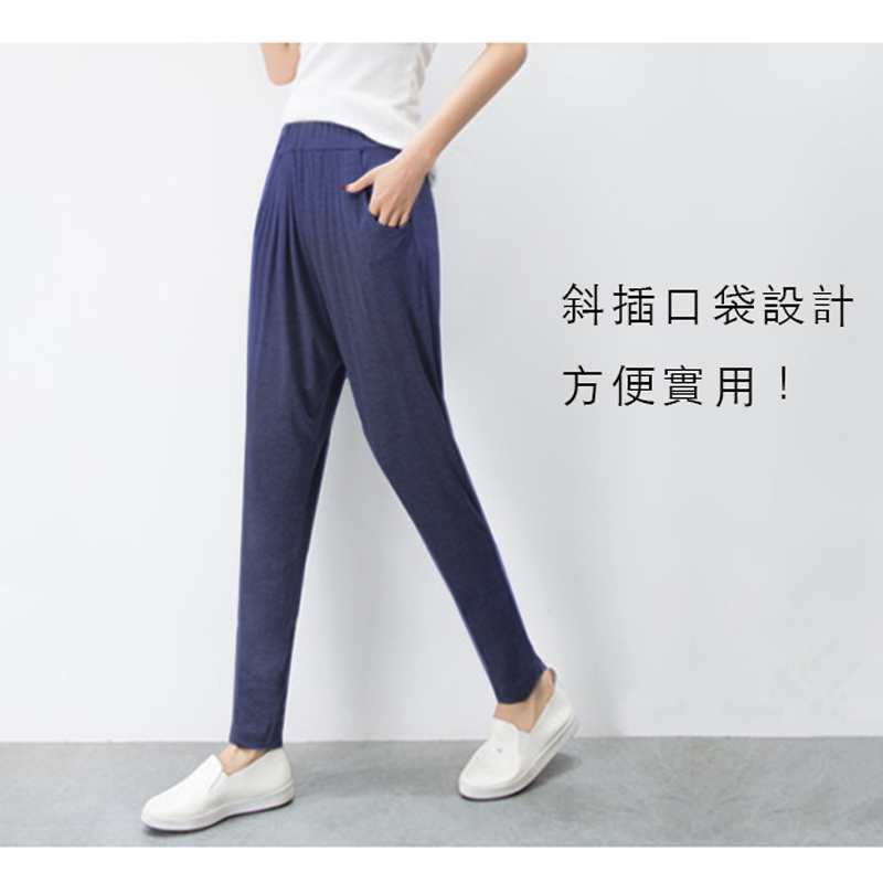 百搭寬鬆飄逸涼爽燈籠褲 休閒褲 寬褲 防蚊褲 大尺碼 瑜珈褲 兩款任選