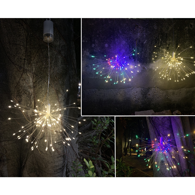 【(JP嚴選-捷仕特)】120燈懸掛式 LED防水氣氛煙火燈