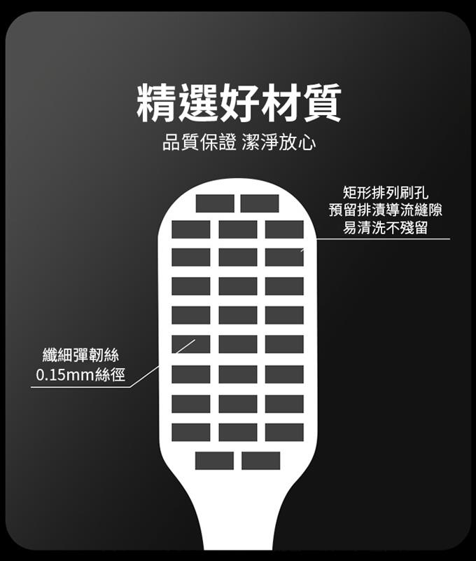 輕奢細絲軟毛彩晶把手寬頭牙刷(6支禮盒裝)