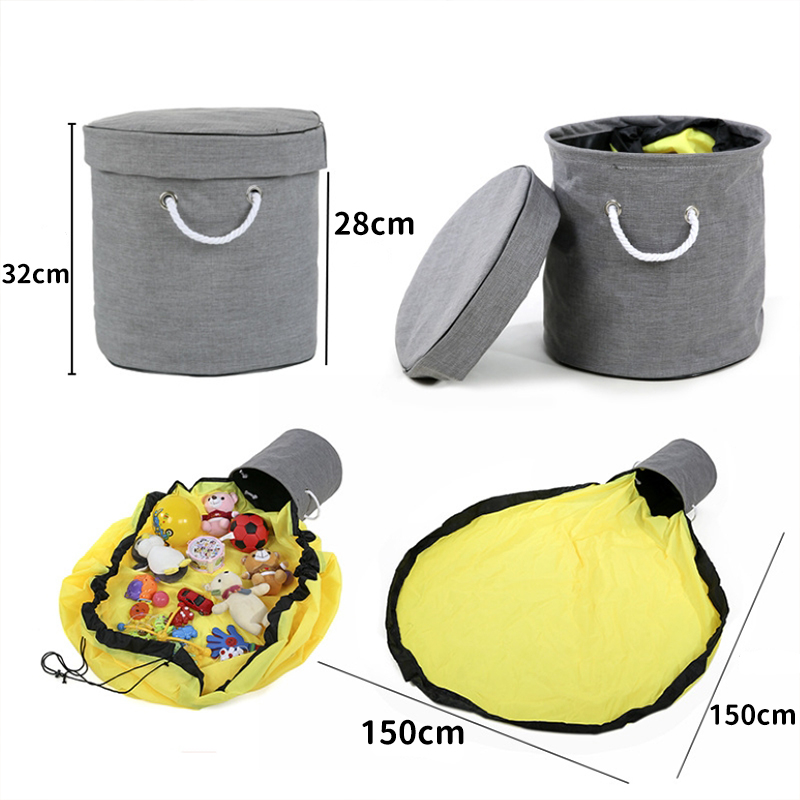 【逛逛市集】大容量牛津布收納桶 野餐墊