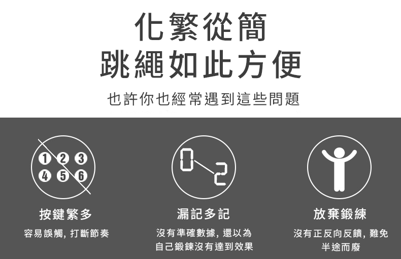 智能兩用無繩計數跳繩 運動健身跳繩 運動用品