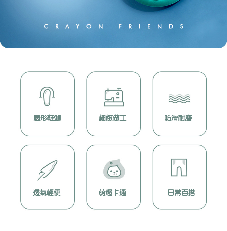 兒童立體軟底鯊魚拖鞋 EVA材質 凹陷盆底 防滑 耐磨