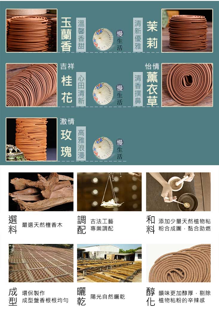 120盤加量版天然薰香