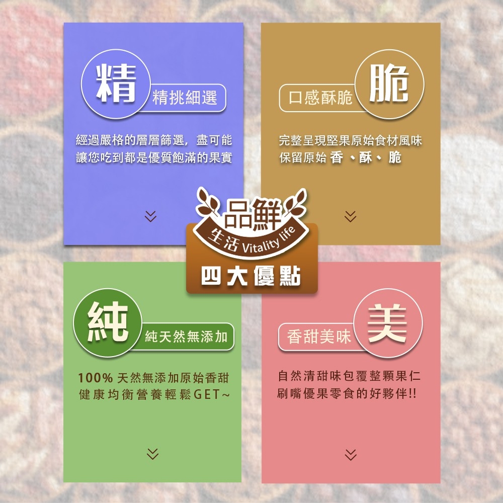 【品鮮生活】胡桃寶綜合堅果桶600g 低溫烘焙無調味 綜合7種原味堅果乾