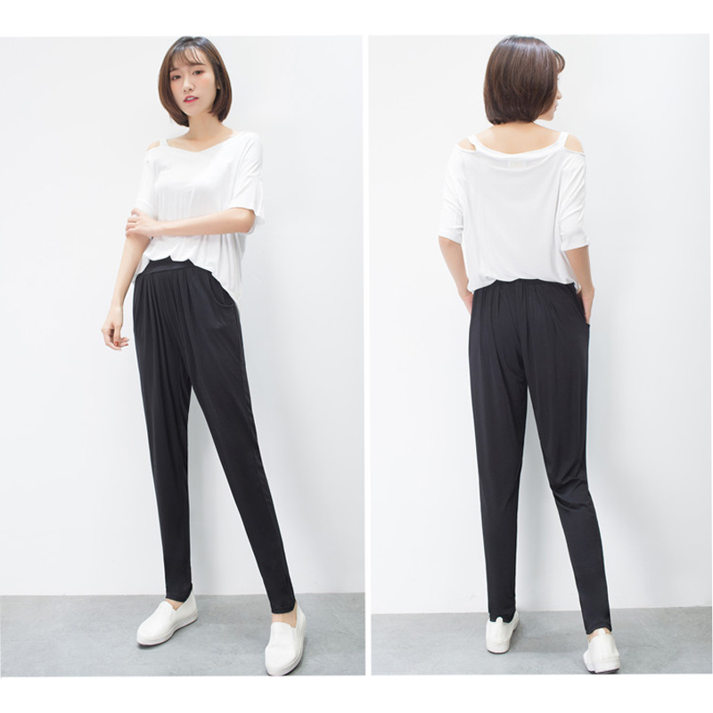 百搭寬鬆飄逸涼爽燈籠褲 休閒褲 寬褲 防蚊褲 大尺碼 瑜珈褲 兩款任選