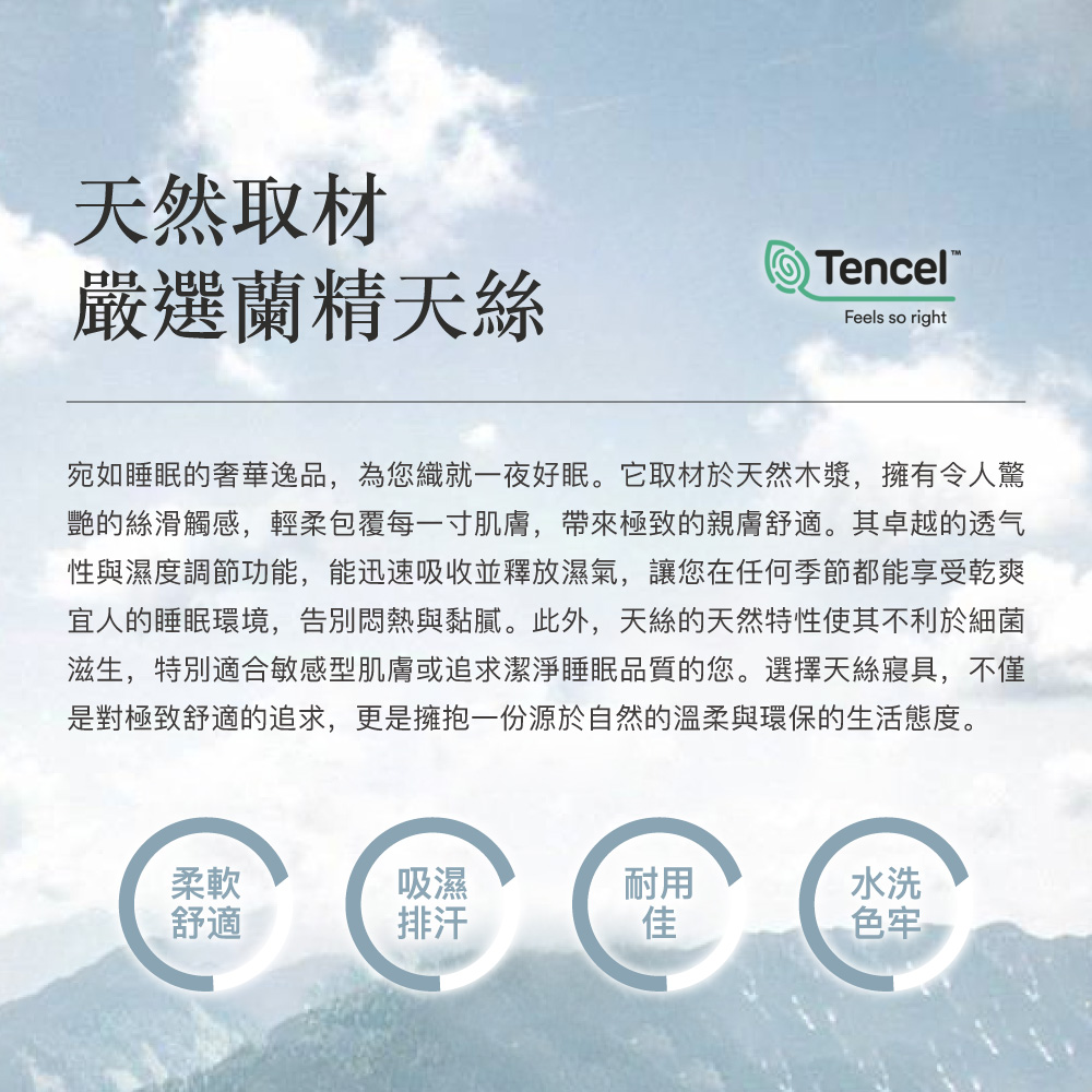 【BEST】60支100%天絲床包 素色床包 尺寸均一價 床包/枕套/鋪棉天絲被