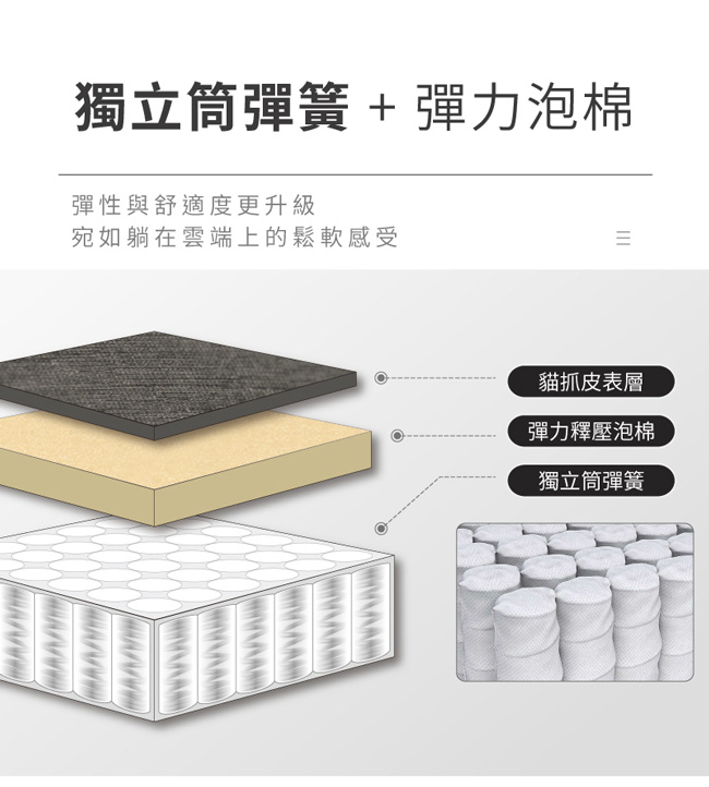 凱蜜鬆軟貓抓皮沙發套組