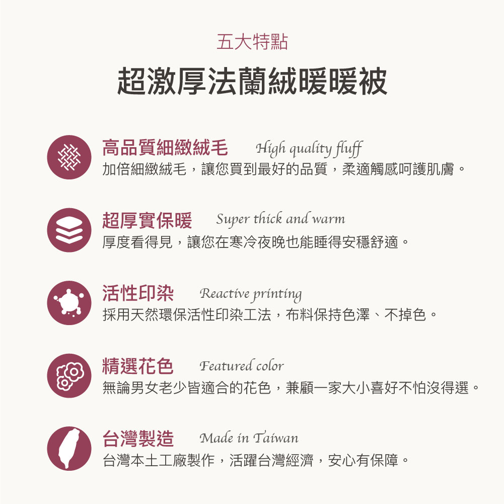 【BEST】MIT激厚雙面法蘭絨暖暖被 厚棉被 法蘭絨被 冬天被子 冬被