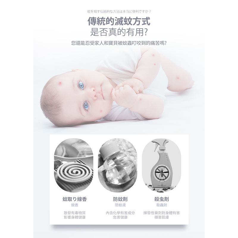 【長江】光催化吸入低噪音捕蚊燈M3 小型捕蚊燈 滅蚊燈 滅蚊器 低噪音滅蚊器