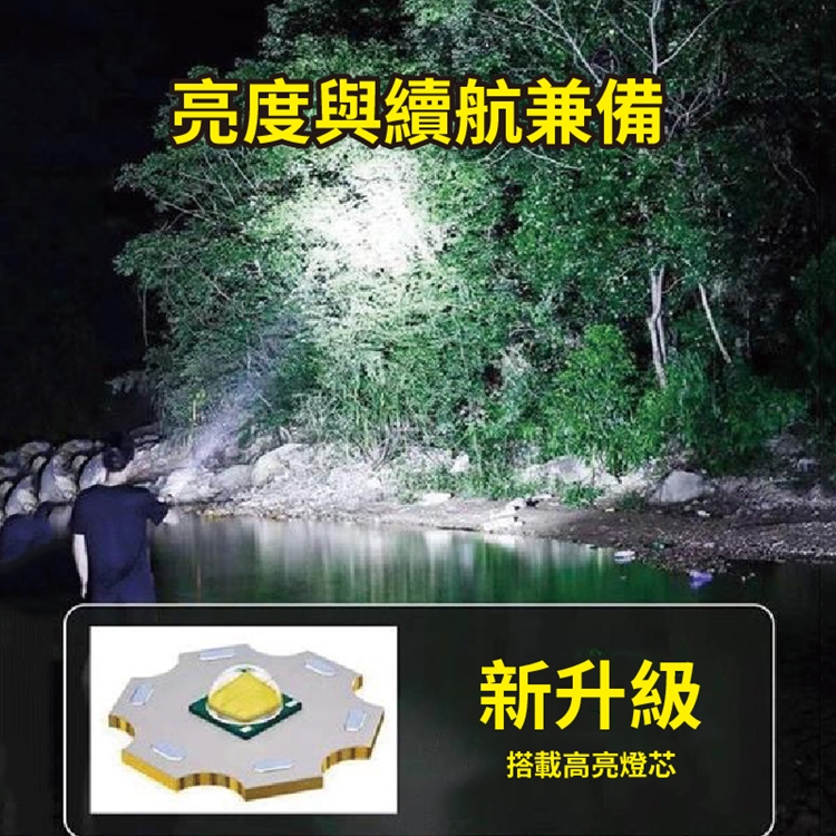 手提可拆卸高亮工作手電筒