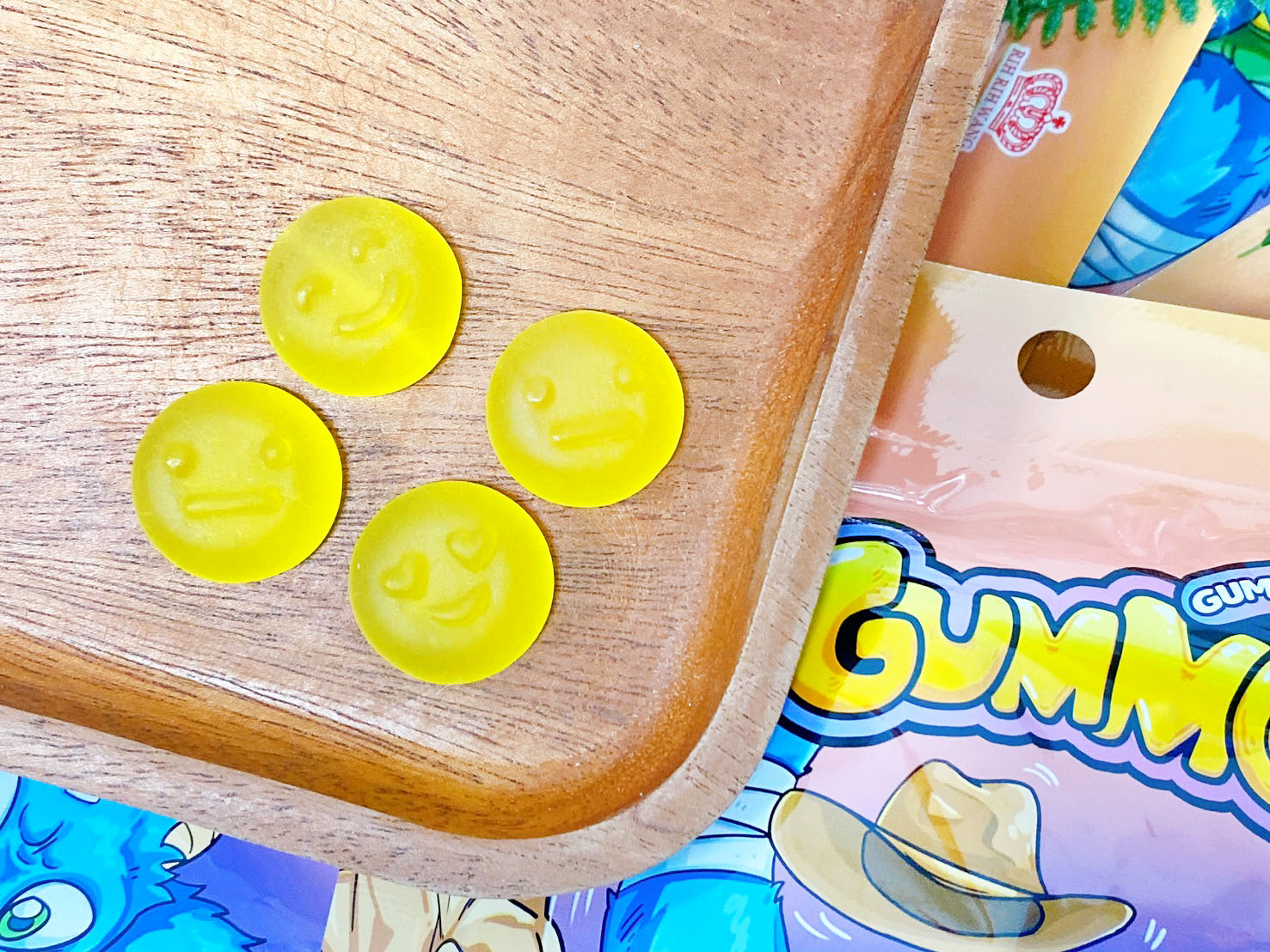 造型水果軟糖(500g/10袋/盒) 番茄造型/表情造型 糖果