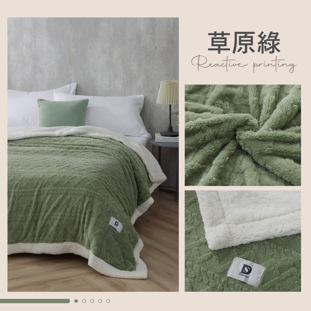 【BEST】韓系包邊塔芙絨x羊羔絨毯被 保暖被 絨被 毛毯 冬被 法蘭絨