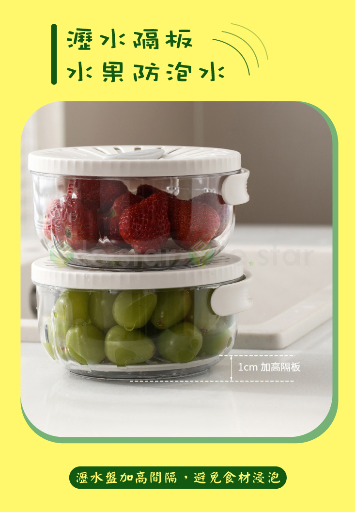 【FaSoLa】多用途快速帶開關瀝水碗 瀝水籃